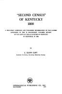 "Second census" of Kentucky, 1800 by G. Glenn Clift