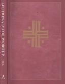 Cover of: Lectionary for Worship: Revised Common Lectionary : Cycle A (Lectionary for Worship)
