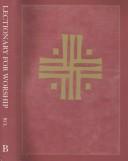 Cover of: Lectionary for worship by 