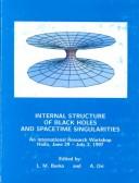 Internal structure of black holes and spacetime singularities : an international research workshop, Haifa, June 19-July 3, 1997