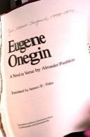 Cover of: Eugene Onegin: A Novel in Verse by Alexander Pushkin