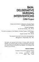 Cover of: Pain: deliberative nursing interventions