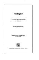 Cover of: Prologue: A Novel for the Beginning of the 1860's (SRLT)