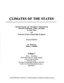 Cover of: Climates of the States: National Oceanic and Atmospheric Administration narrative summaries, tables, and maps for each State, with overview of state climatologist programs