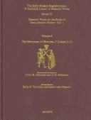 Cover of: The Monument Of Matrones, 3 (Lamps 5-7): Essential Works For The Study Of Early Modern woman (Early Modern Englishwoman: a Facsimile Library of Essential Works)