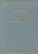 Cover of: Justice (International Library of Essays in Law and Legal Theory (Second Series))