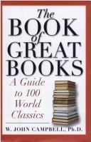 Cover of: The book of great books