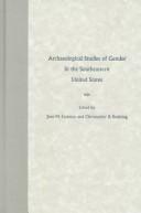 Cover of: Archaeological Studies of Gender in the Southeastern United States by Christopher B. Rodning
