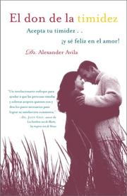 Cover of: El don de la timidez by Alexander Avila