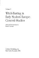 Witch-hunting in early modern Europe : general studies