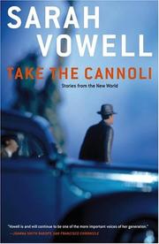 Cover of: Take the cannoli: stories from the New World