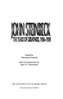 Cover of: John Steinbeck: the years of greatness, 1936-1939
