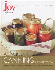 Cover of: Joy of Cooking: All About Canning & Preserving