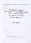 Cover of: Conference on High Power Microwave Electronics Proceedings: Measurements, Identifications, Applications