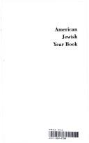 Cover of: American Jewish Year Book 2004 (American Jewish Year Book)