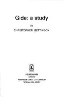 Cover of: Gide: a study