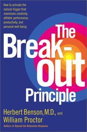 Cover of: The break-out principle