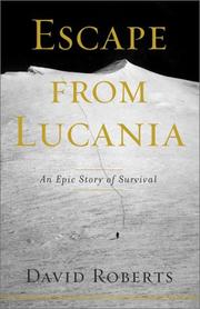Cover of: Escape from Lucania  by David Roberts