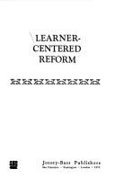 Current issues in higher education. 1975, Learner-centered reform