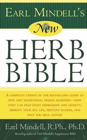 Cover of: Earl Mindell's New Herb Bible by Earl Mindell