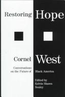 Cover of: Restoring Hope: Conversations on the Future of Black America (G K Hall Large Print Nonfiction)