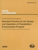 Cover of: Standard Practice for the Design and Operation of Precipitation Enhancement Projects