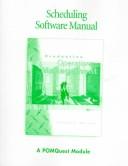 Cover of: Scheduling software manual