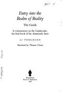 Cover of: Entry into the realm of reality. by Tʻung-hsuan Li