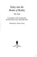 Cover of: Entry Into the Realm of Reality : The Text
