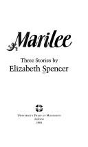 Cover of: Marilee: three stories