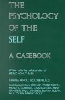 Cover of: The Psychology of the self: a casebook