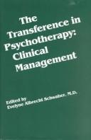 Cover of: Transference in Psychotherapy: Clinical Management