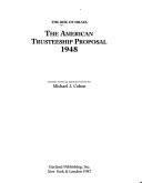 The American trusteeship proposal 1948