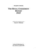 The Royal Commission report, 1937