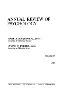 Cover of: Annual review of psychology (Annual review of psychology)