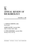Cover of: Annual review of microbiology.