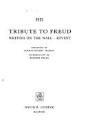 Cover of: Tribute to Freud