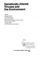 Cover of: Genetically altered viruses and the environment