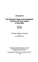 The dominant ideas of the nineteenth century and their impact on the state
