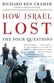 How Israel Lost by Richard Ben Cramer