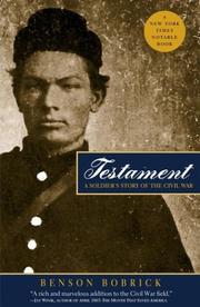 Cover of: Testament: A Soldier's Story of the Civil War