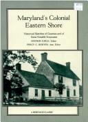 Maryland's colonial Eastern Shore by Swepson Earle, Percy G. Skirven