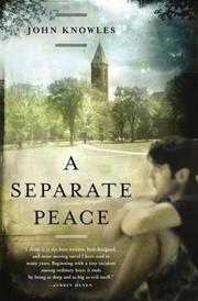 Cover of: A Separate Peace by John Knowles - undifferentiated
