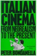 Cover of: Italian cinema: from Neorealism to the present