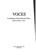 Cover of: Voces: an anthology of Nuevo Mexicano writers