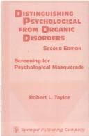 Cover of: Distinguishing Psychological From Organic Disorders: Screening for Psychological Masquerade