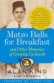 Cover of: Matzo Balls for Breakfast: and Other Memories of Growing Up Jewish