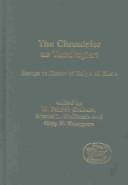 Cover of: The Chronicler as theologian: essays in honor of Ralph W. Klein