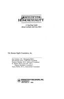 Cover of: Demystifying Homosexuality: A Teaching Guide About Lesbians and Gay Men