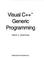 Cover of: Visual C++ Generic Programming/Book and Disk